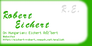 robert eichert business card